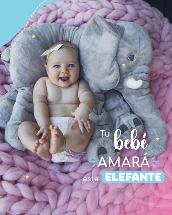 Elefante antialérgico 60 cms - Imagen 2