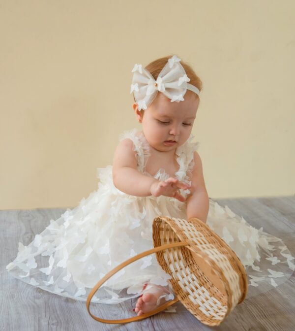 Vestido mariposas con balaca  - Imagen 3